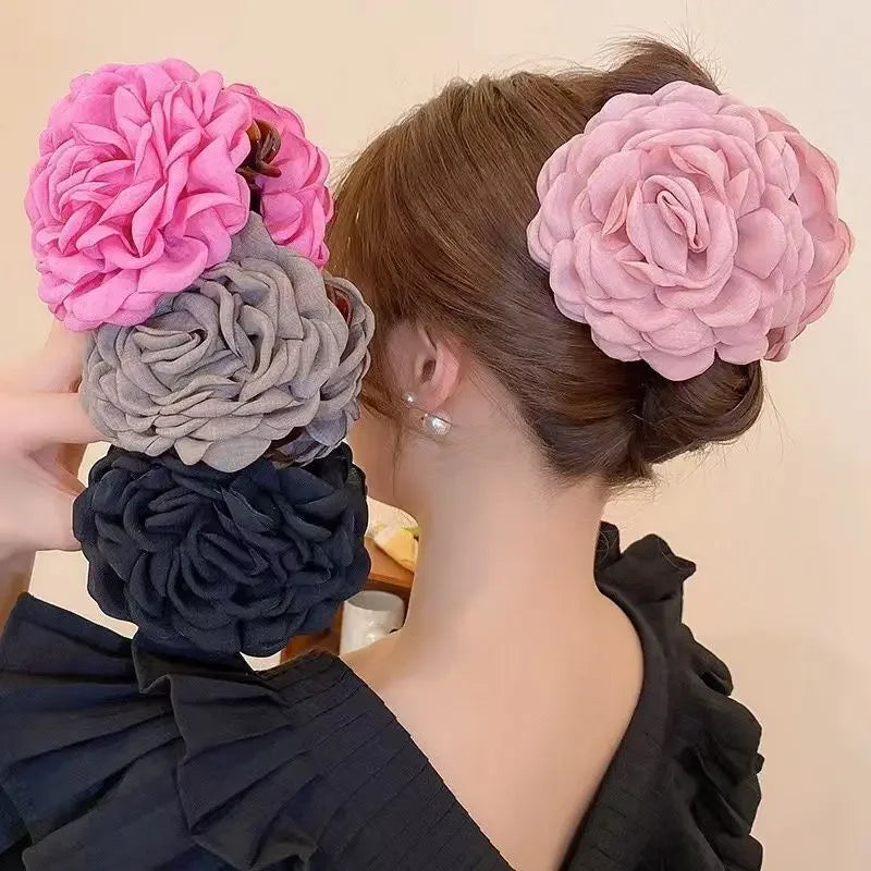 Sweet Flower Hair Claw - Piña Colada