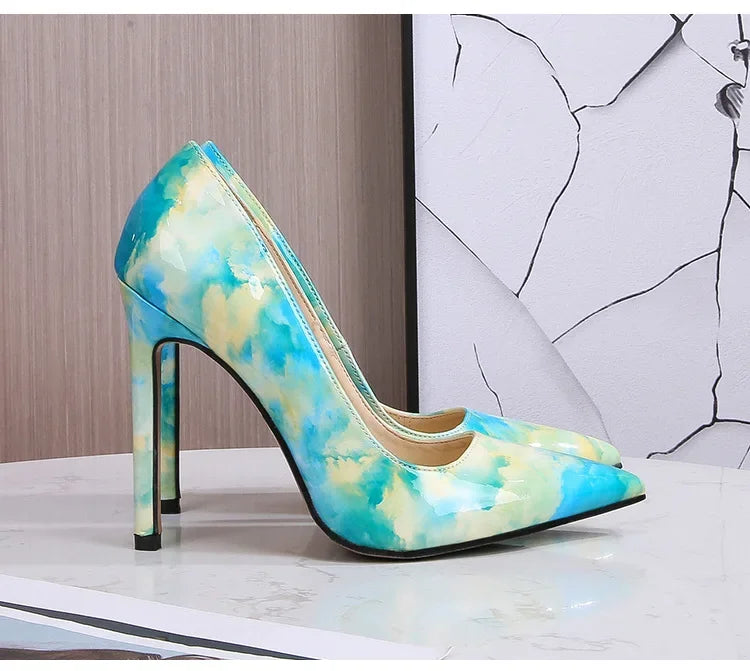 Pointed Toe Mix-Color - Piña Colada