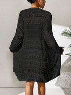 Knitted Cardigan Loose Fitting - Piña Colada