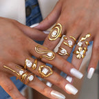 Cubic Zirconia Ring - Piña Colada