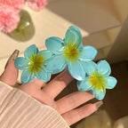 Flower Hair Claw Clips - Piña Colada