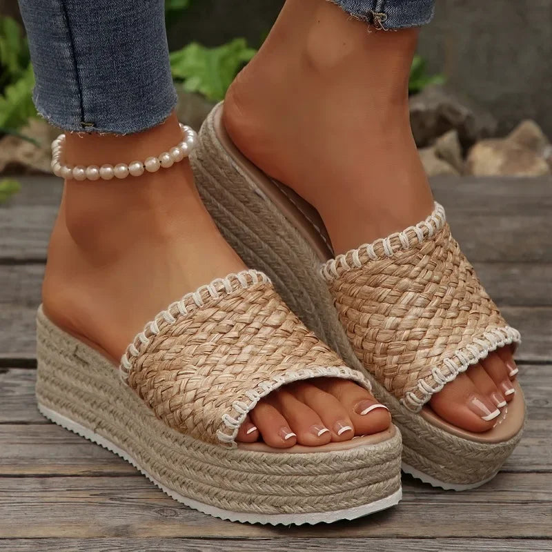 Sandals Comfortable Slide Arch Support - Piña Colada