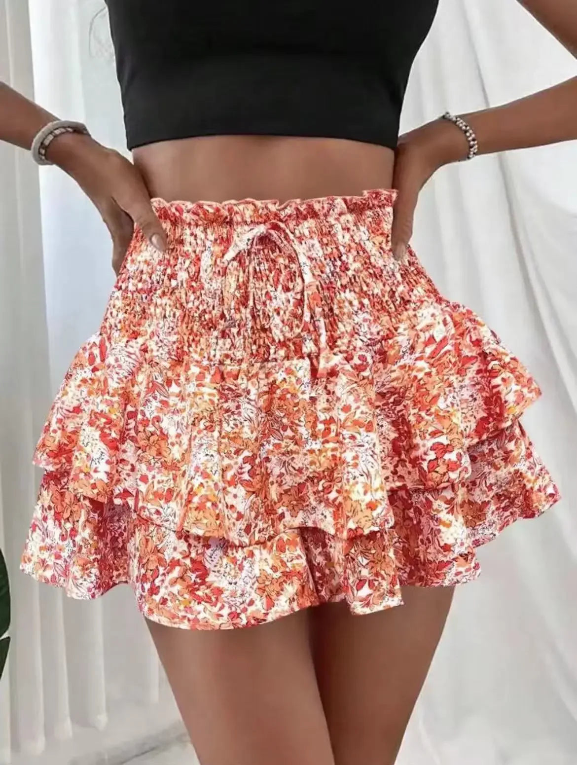 Floral Shorts - Piña Colada