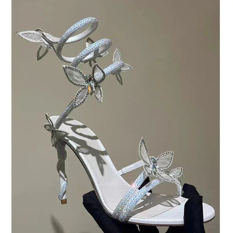 Butterfly Detail Women Sandals - Piña Colada