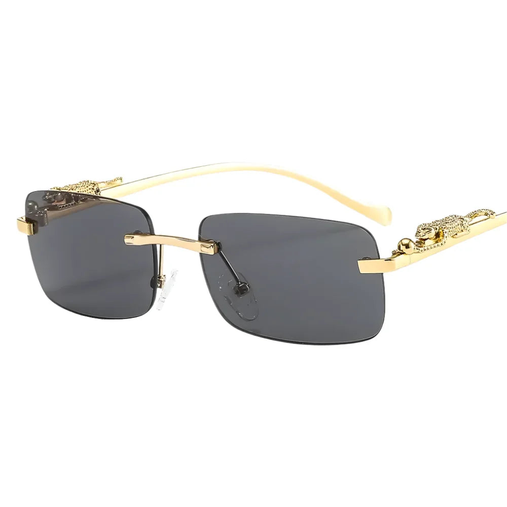 Square Rimless Sunglasses - Piña Colada