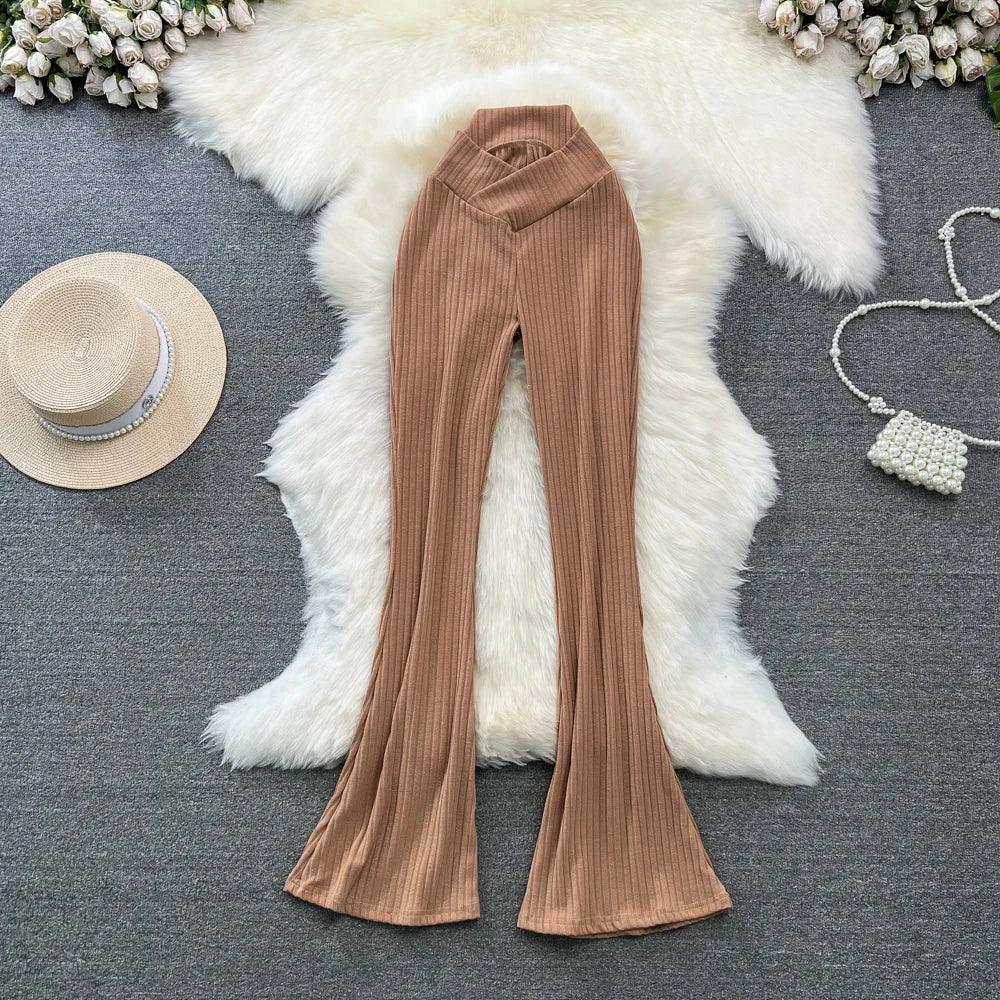 High Waist Pants - Piña Colada