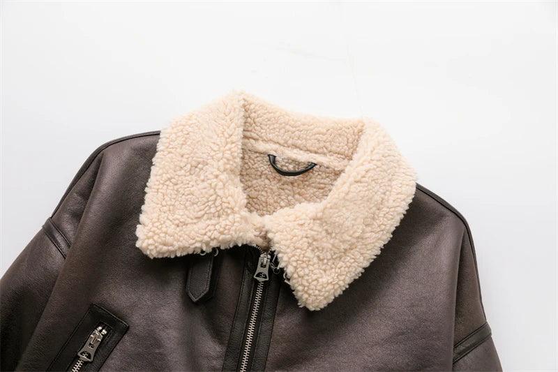 Thick Warm Jacket Coat - Piña Colada