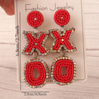 Love Beaded Earrings - Piña Colada