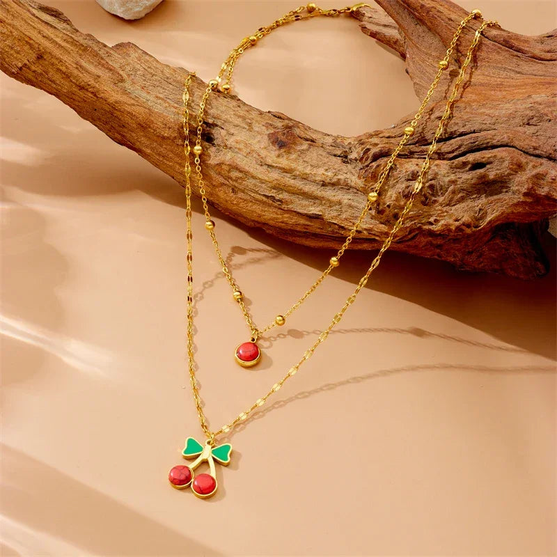 316L Stainless Steel Necklace New Trend - Piña Colada