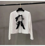 Sequins Jacket Bow Top - Piña Colada