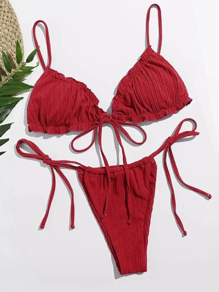 Swimsuit Pit Stripe - Piña Colada