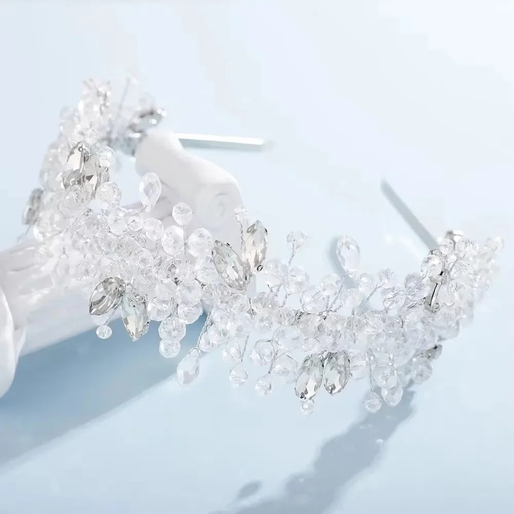 Handmade Rhinestones Tiaras - Piña Colada