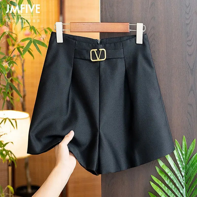 Casual Suit Shorts Wide Legs - Piña Colada