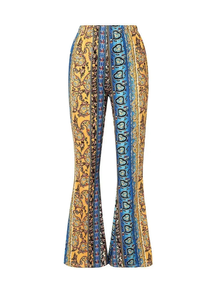 Women Flare Pants Bohemian