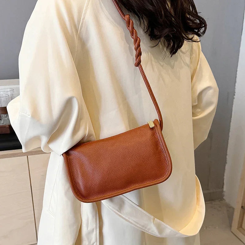 Leather Crossbody Bags - Piña Colada