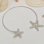 Ocean Starfish Shell Pendant - Piña Colada