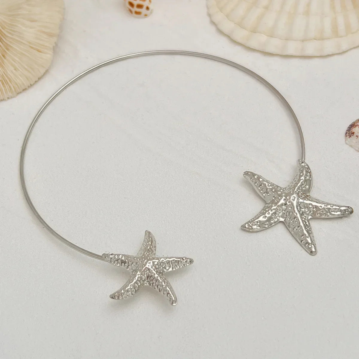 Ocean Starfish Shell Pendant - Piña Colada