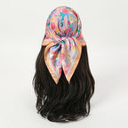 Bohemian Silk Scarf - Piña Colada