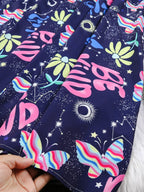 Draped Print V-Neck Maxi Dress – Beachwear Edition - Piña Colada