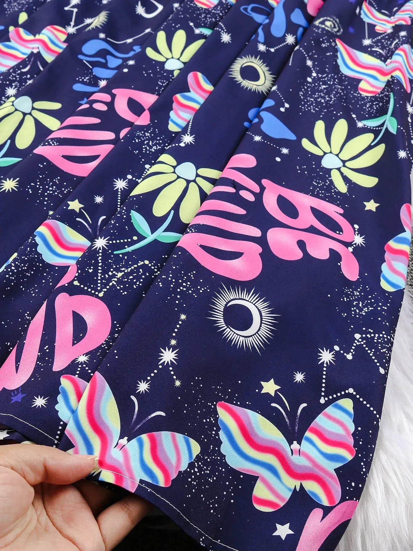 Draped Print V-Neck Maxi Dress – Beachwear Edition - Piña Colada
