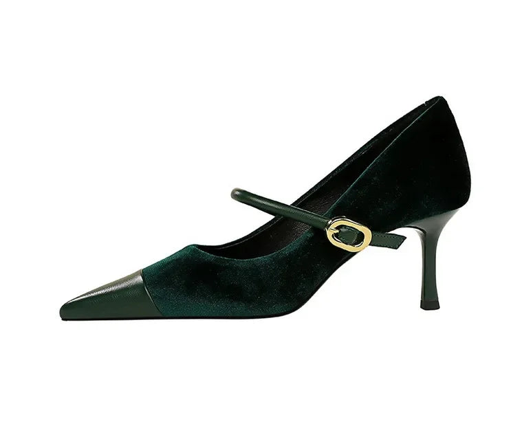 Pumps Pointed High Heels Stilettos - Piña Colada