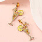 Cocktail Earrings - Piña Colada