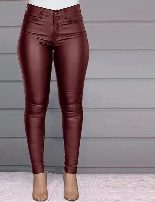 High Waisted Tight Pants - Piña Colada