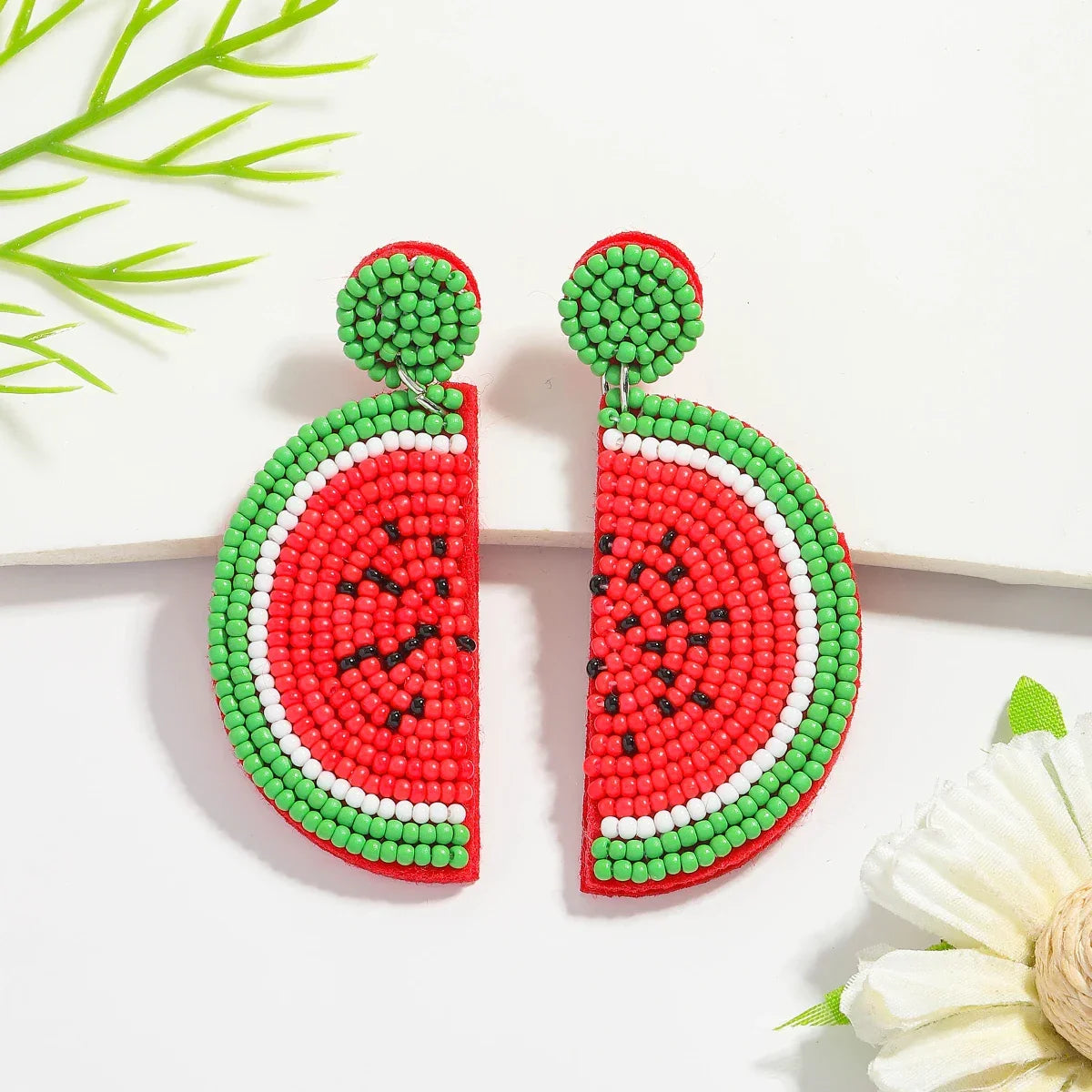 Earrings For Women Handmade Beed - Piña Colada