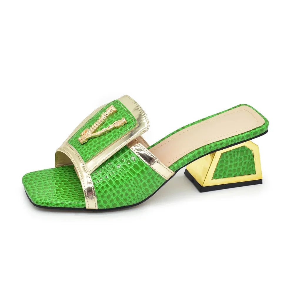 Open Toe Sandals Luxury - Piña Colada