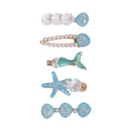 Mermaid Starfish Shell Hairpins - Piña Colada
