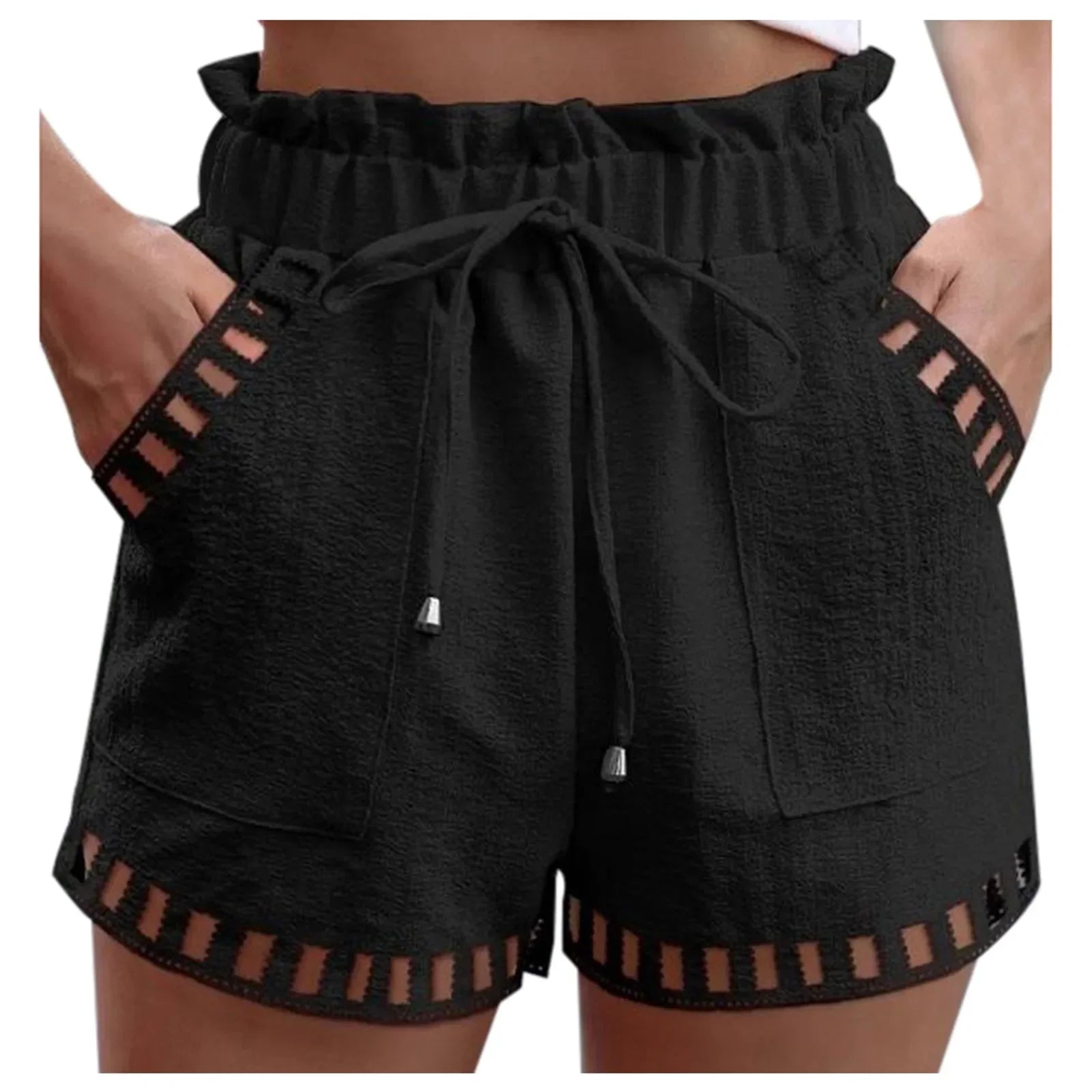 Cotton Linen Shorts Women - Piña Colada