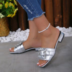 New Low Heels Women's Slippers Outdoor Slippers - Piña Colada