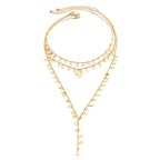 3Pcs/Set Star Tassel Long Pendant Necklace - Piña Colada