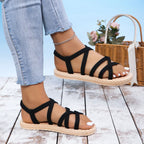 Minimalist EVA Platform Flat Sandals - Piña Colada