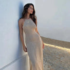 Knitted Cover Up Beach Dress Sexy - Piña Colada