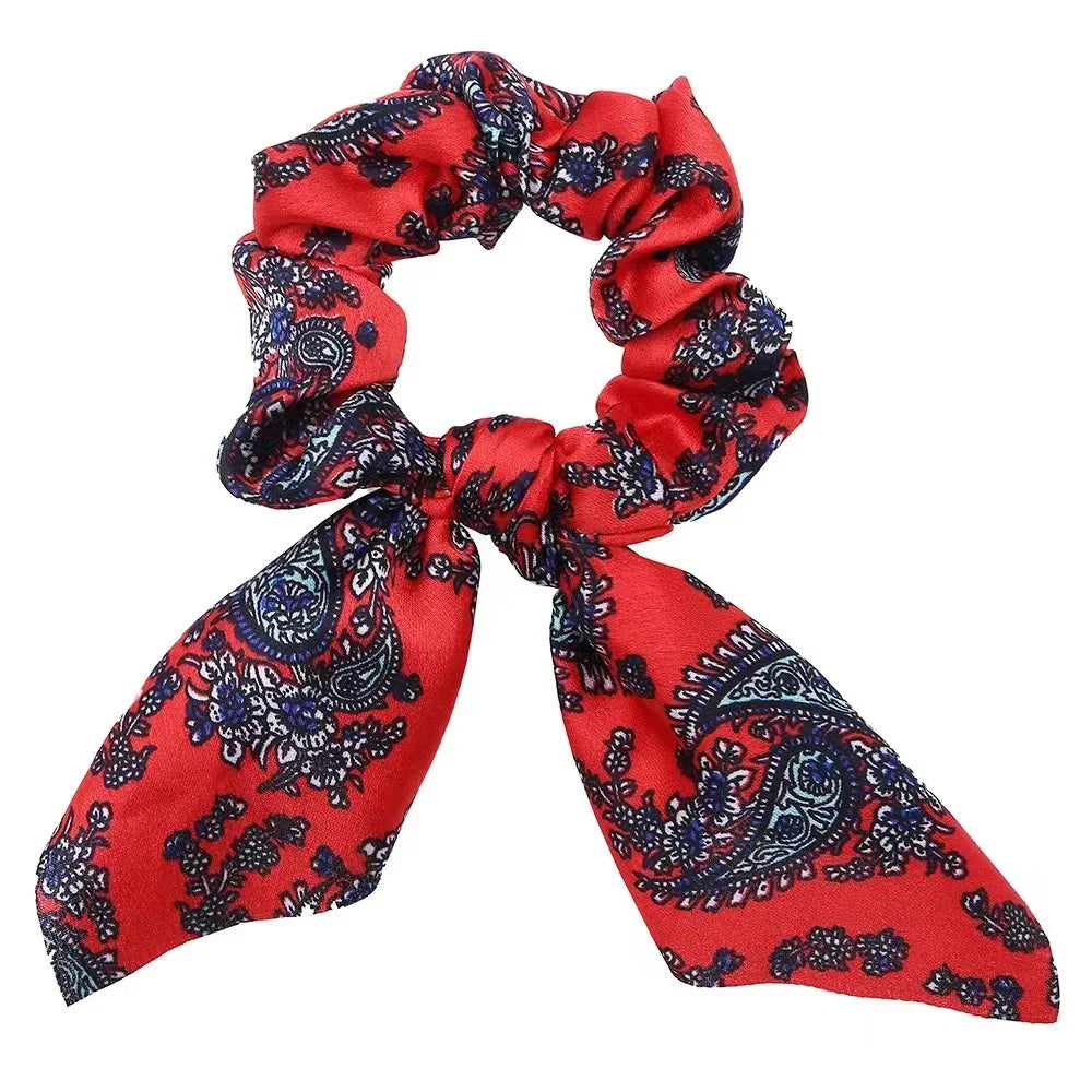 Bow Scrunchies - Piña Colada