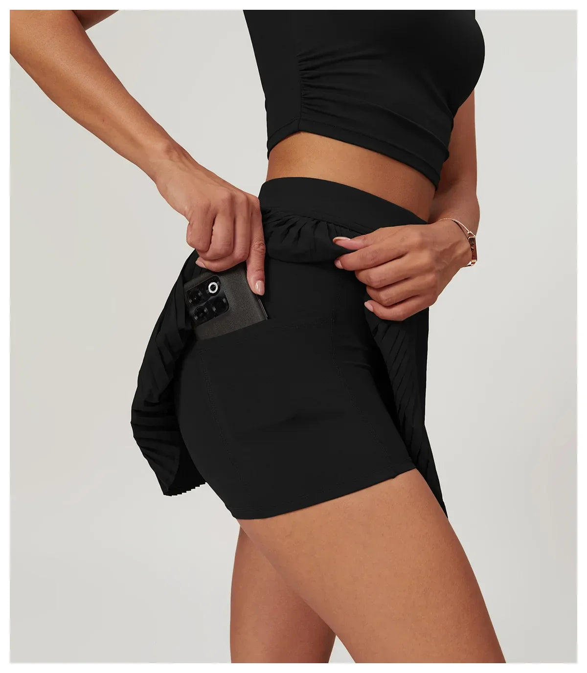 Sports Tennis Skirts Short - Piña Colada