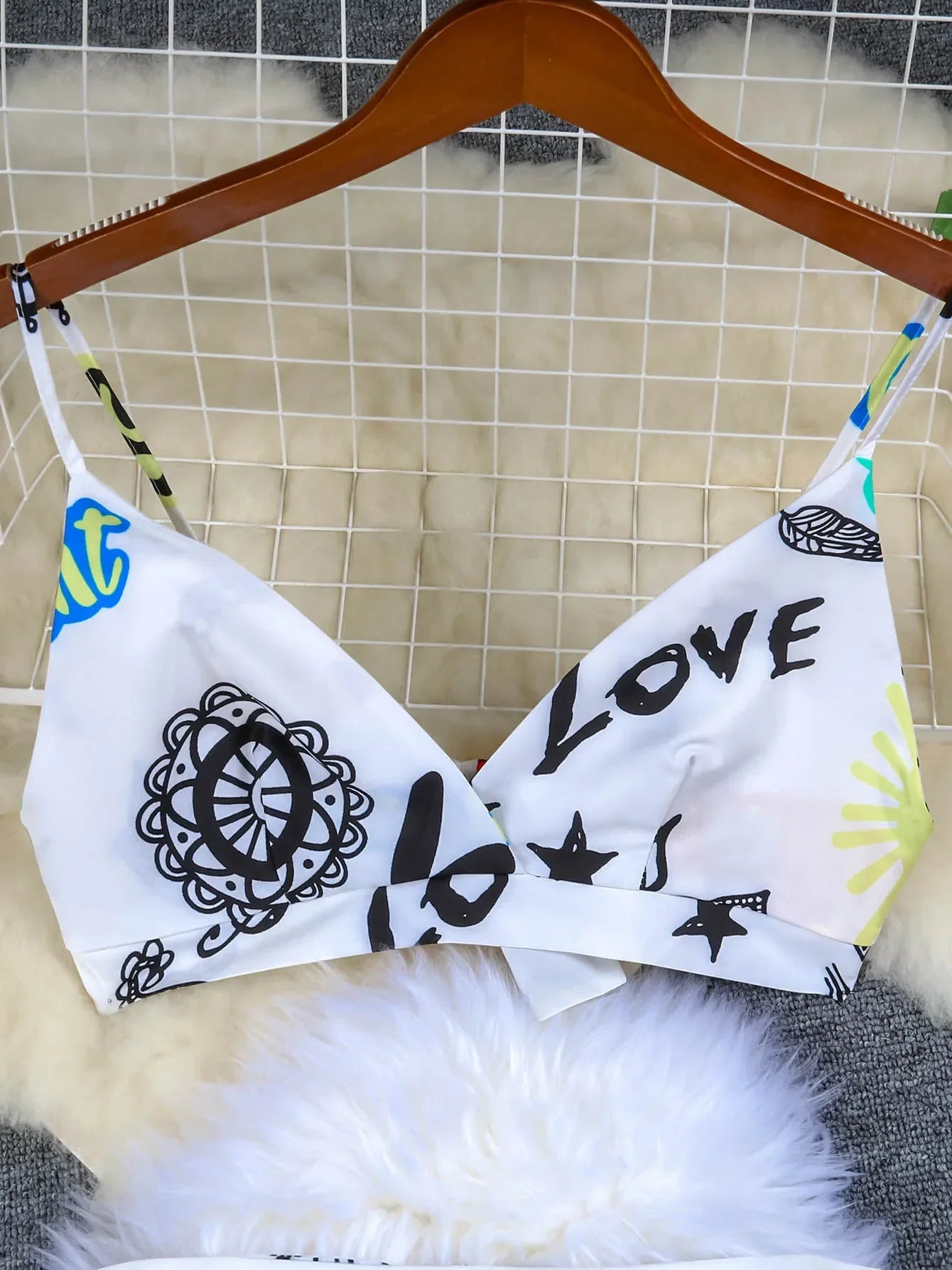 Hand-Painted Oversized 2-Piece Set – Backless Crop Top & Flowing Skirt - Piña Colada