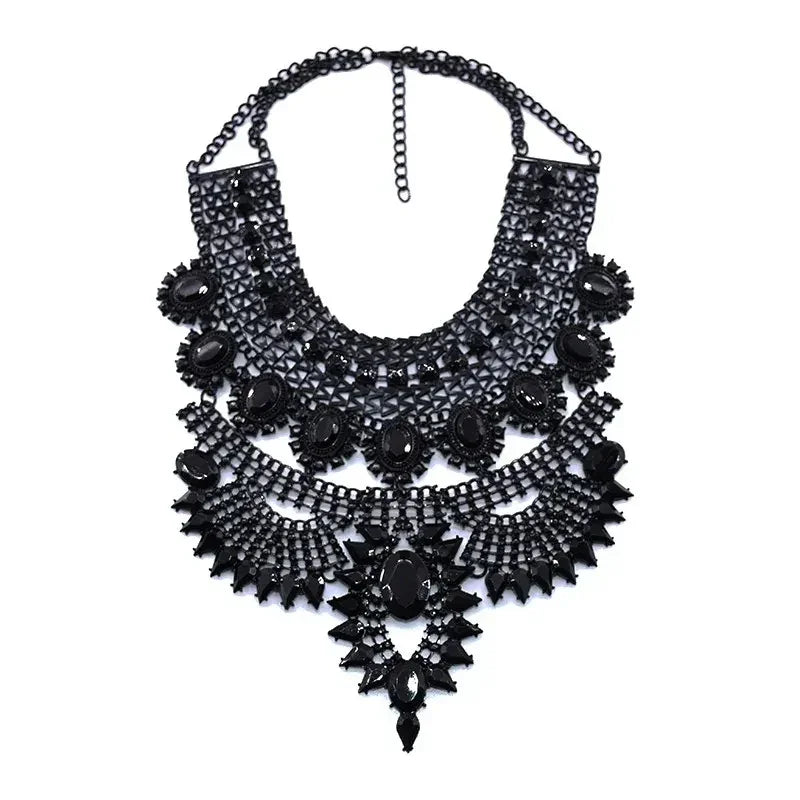 Large Collar Bohemian Vintage - Piña Colada