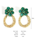 Petal Flower Water Drop Earrings