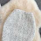Mini A-Line Skirt with Bow Detail - Piña Colada