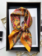 Silk Square Scarf Spring - Piña Colada