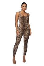 Leopard Print One Piece - Piña Colada
