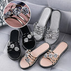 Slippers Diamond Flower Sandals - Piña Colada
