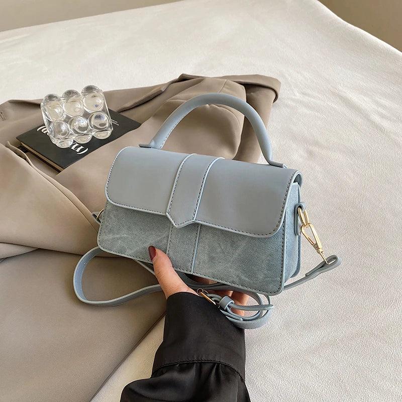Leather Shoulder Bag - Piña Colada