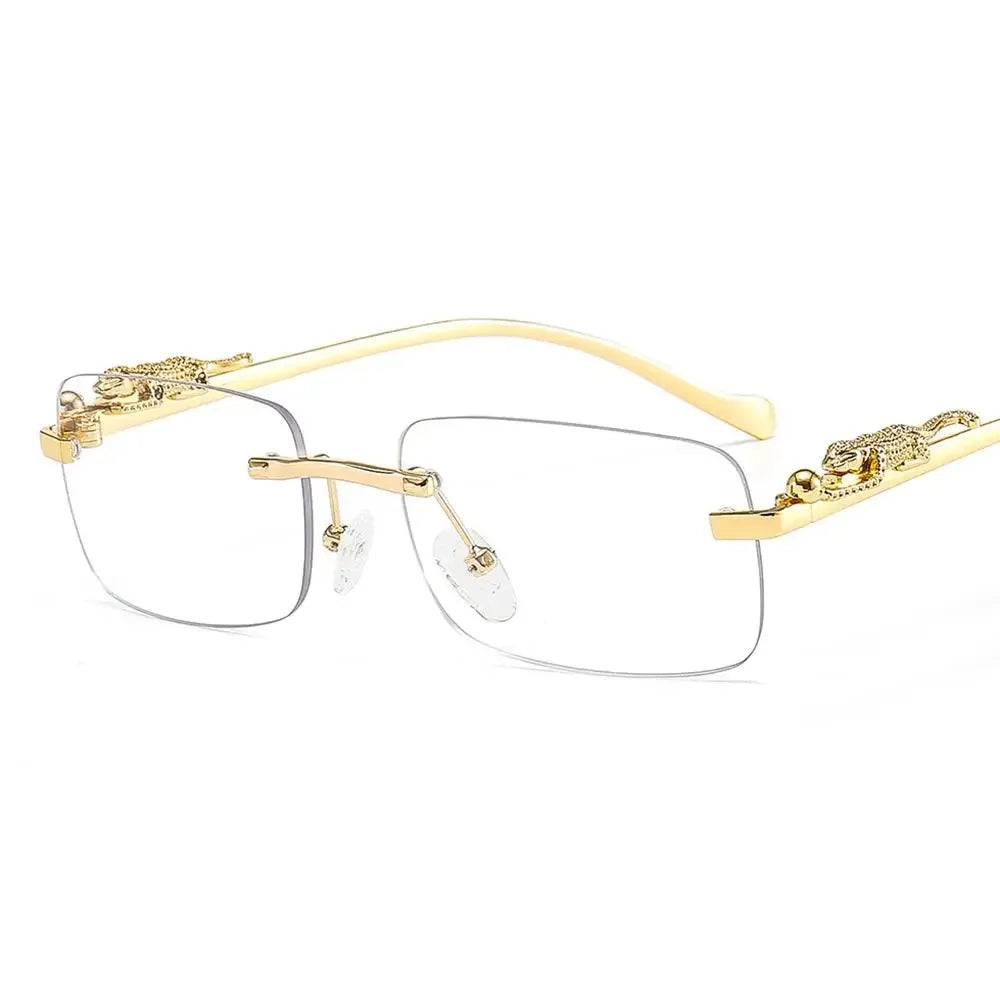 Square Rimless Sunglasses - Piña Colada