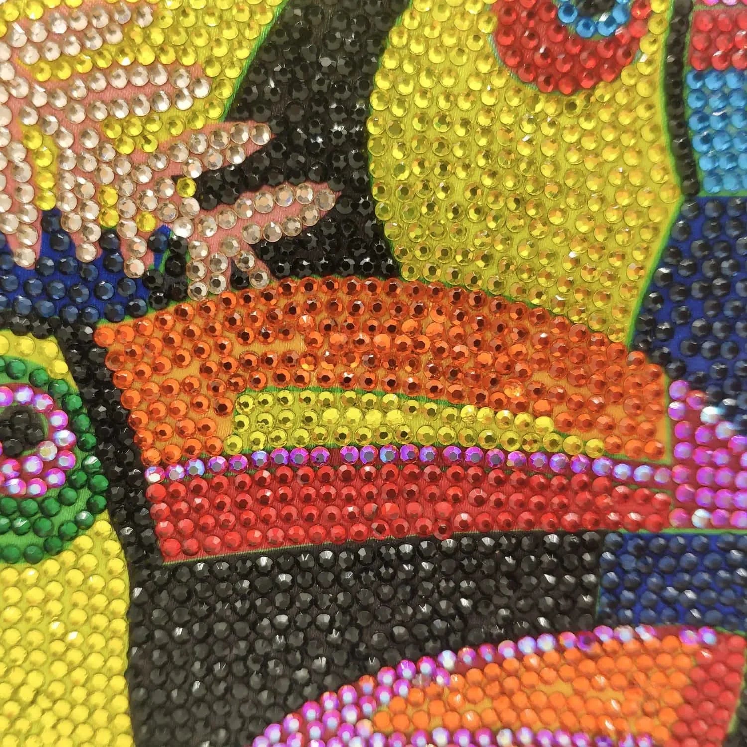 Novelty Toucan Bird Women Crystal Evening Bags Rhinestones - Piña Colada