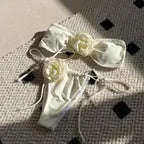 Bikini Low Waist Lace-up - Piña Colada