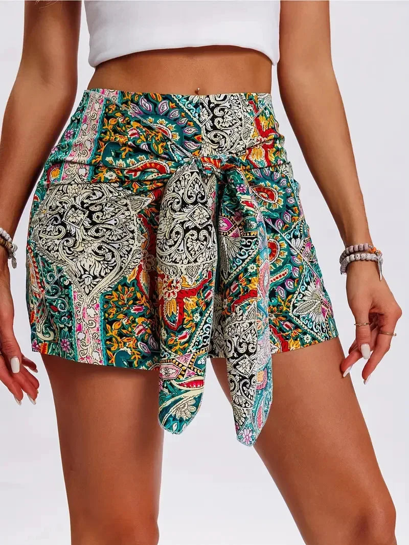 Vintage Boho Tribal Skirt - Piña Colada