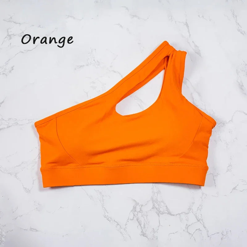 One Shoulder Sports Bras